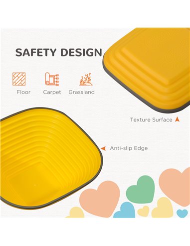 AIYAPLAY Balance Stepping Stones for Kids, 11PCs Non-Slip Stackable River Stones, Obstacle Courses for Balance & Motor Skills 34