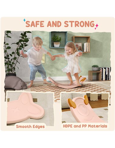 AIYAPLAY Balance Board for Kids Balance Training & Sensory Play, Pink 331-076V00PK