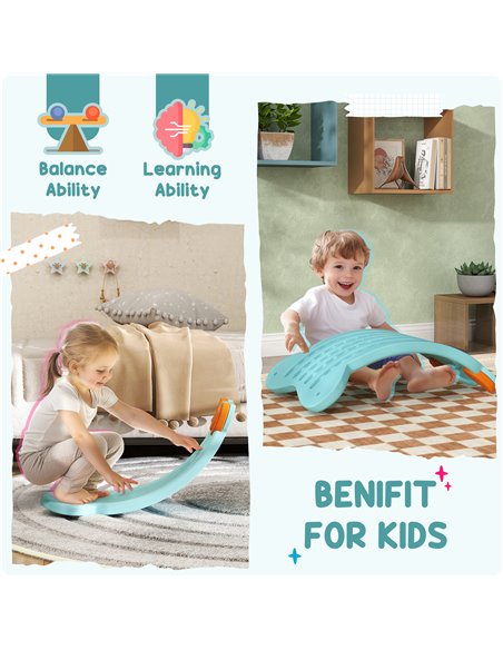 AIYAPLAY Balance Board for Kids Balance Training & Sensory Play, Light Blue 331-076V00LB - pic 106581 | FastDaddyshop