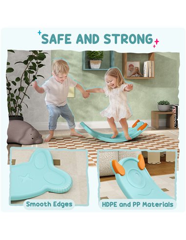 AIYAPLAY Balance Board for Kids Balance Training & Sensory Play, Light Blue 331-076V00LB
