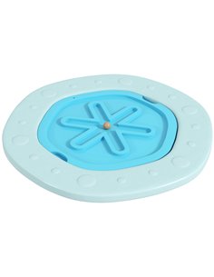 ZONEKIZ Two-In-One Balance Board, Kids Wobble Board with Ball - Blue 331-040V00BU