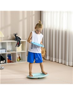 ZONEKIZ Two-In-One Balance Board, Kids Wobble Board with Ball - Blue 331-040V00BU 2