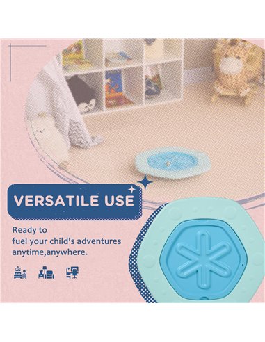 ZONEKIZ Two-In-One Balance Board, Kids Wobble Board with Ball - Blue 331-040V00BU
