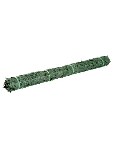 Outsunny 1-Piece Artificial Leaf Hedge Screen Privacy Fence Panel for Garden Outdoor Indoor Decor, Dark Green, 3M x 1.5M 844-201