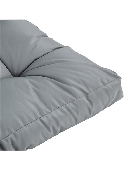 Outsunny 2Pcs Garden Tufted Pallet Cushions Seat Pad Back Cushion Indoor Outdoor Grey 84B-521V70 - pic 106935 | FastDaddyshop
