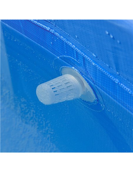 Outsunny Steel Frame Pool with Filter Pump, Filter Cartridge, Reinforced Sidewalls Rust Resistant Above Ground Swimming Pool 292 - pic 106980 | FastDaddyshop