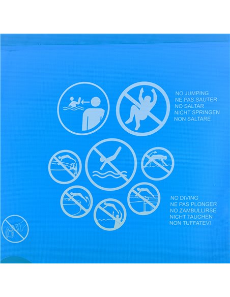 Outsunny Steel Frame Pool with Filter Pump, Filter Cartridge, Reinforced Sidewalls Rust Resistant Above Ground Swimming Pool 292 - pic 106981 | FastDaddyshop