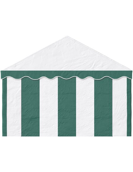 Outsunny 4 x 4m Garden Gazebo with Sides, Galvanised Marquee Party Tent with Four Windows and Double Doors, for Parties, Wedding - pic 10730 | FastDaddyshop