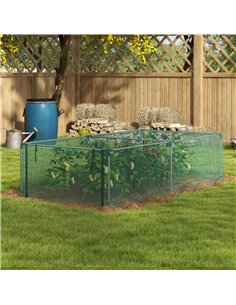 Outsunny 8' x 4' Plant Protection Cage, with Door, Green 84H-027V01GN 2
