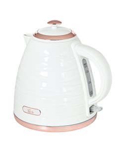 HOMCOM 3kW Rapid Boil Honeycomb Kettle - Cream 800-207V70CW