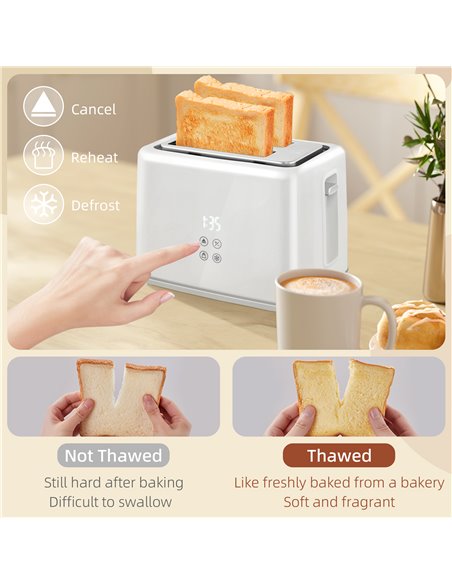 HOMCOM Kettle and Toaster Set, 1.5L 3000W Fast Boil Kettle with Insulation & 2 Slice Toaster Kitchen Set with 7 Level Browning C - pic 107616 | FastDaddyshop