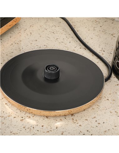 HOMCOM 3kW Rapid Boil Honeycomb Kettle - Black 800-207V70BK