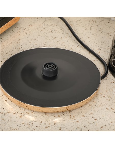 HOMCOM 3kW Rapid Boil Honeycomb Kettle - Black 800-207V70BK - pic 107629 | FastDaddyshop