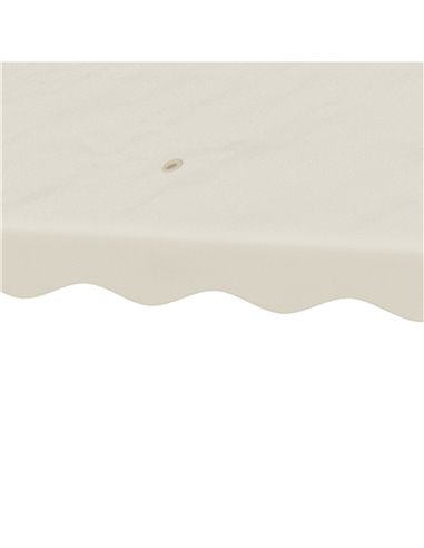 Outsunny 3 x 3 (m) Gazebo Canopy Replacement Covers, 2-Tier Gazebo Roof Replacement (TOP ONLY), Cream White