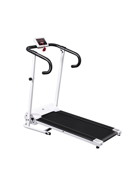 HOMCOM 1.25HP Motorised Electric Treadmill, 10km/h Folding Running Machine, Gym Fitness Exercise with LCD Monitor, White A90-001 - pic 107684 | FastDaddyshop