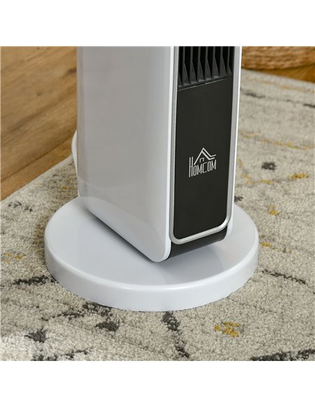 HOMCOM Indoor Tower Space Heater with 2 Heater 1100W/2200W and Fan, Floor Electric Heater for Office, with Timer, Remote 820-249 - pic 107764 | FastDaddyshop