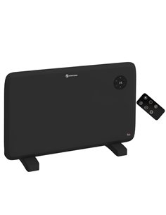 HOMCOM 1.2kW Freestand/On-Wall Electric Convector Heater, with Adjustable Thermostat - Black 820-352V70BK