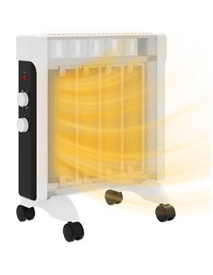 HOMCOM 2kW Electric Heater, 10-45℃ Temperature - White 820-415V70WT