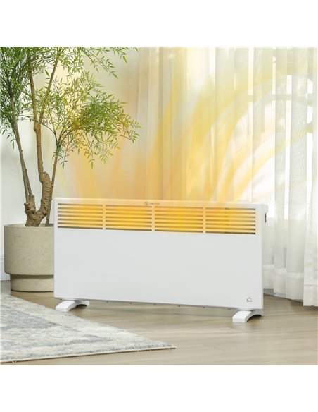 HOMCOM 2000W Convector Heater - White 820-420V71WT - pic 108018 | FastDaddyshop