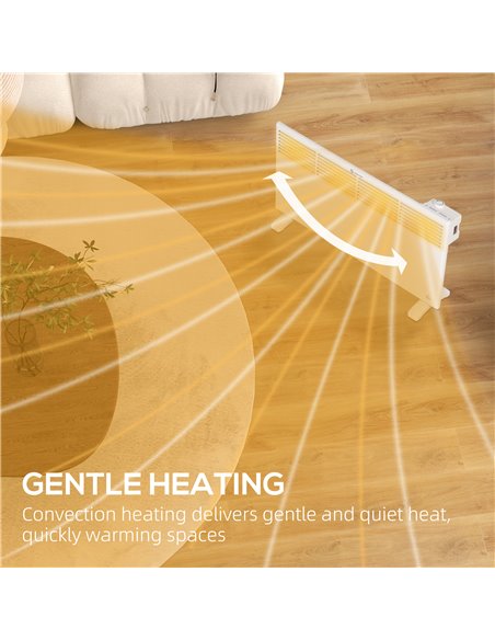 HOMCOM 2000W Convector Heater - White 820-420V71WT - pic 108020 | FastDaddyshop