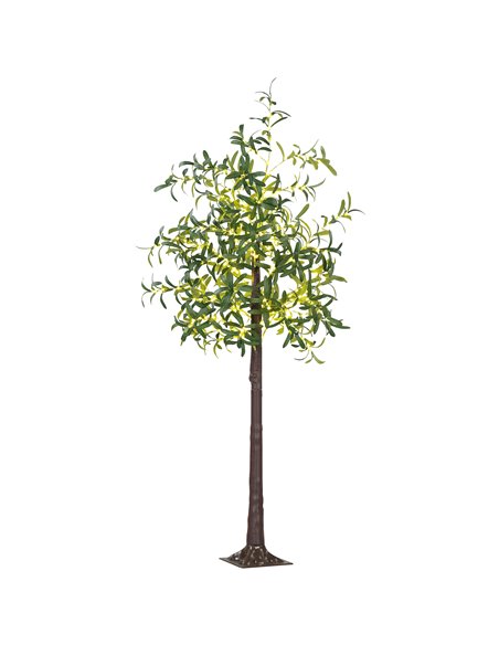 HOMCOM 300 LED Light Decorative Artificial Olive Tree - Green 830-911V70GN - pic 108053 | FastDaddyshop