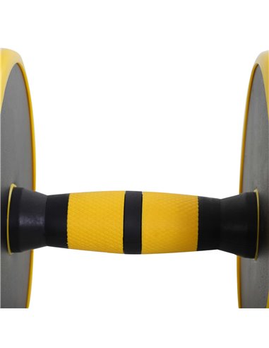 HOMCOM 20KG Dumbbell & Barbell  Adjustable Set Plate Bar Clamp Rod Home Gym Sports Area Exercise Ergonomic A91-088