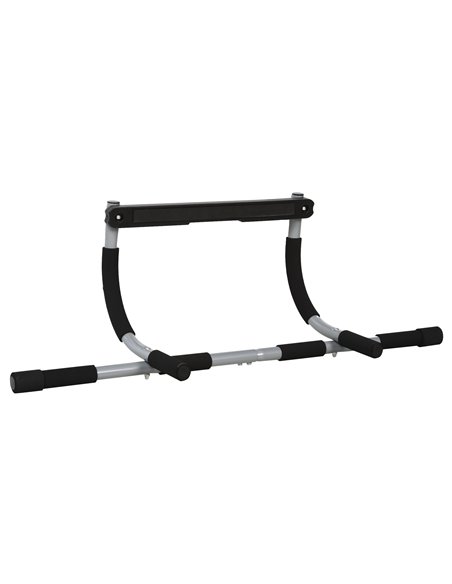 HOMCOM Pull-Up Bar for Doorway, Home Fitness Door Horizontal Bar Push up Bar for Indoor Gym Upper Body Workout, Grey A91-103 - pic 108143 | FastDaddyshop
