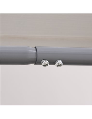 HOMCOM Pull-Up Bar for Doorway, Home Fitness Door Horizontal Bar Push up Bar for Indoor Gym Upper Body Workout, Grey A91-103