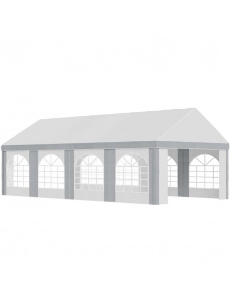 Outsunny 8x4m Marquee Gazebo with Sides, Eight Windows and Double Doors - pic 10877 | FastDaddyshop