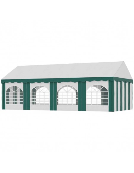 Outsunny 8 x 4m Garden Gazebo with Sides, Eight Windows and Double Doors - pic 10879 | FastDaddyshop