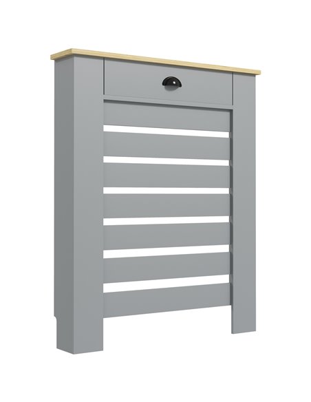 HOMCOM 95.5H x 78Wcm Radiator Cover, with Drawer - Grey 820-398V00GY - pic 108845 | FastDaddyshop