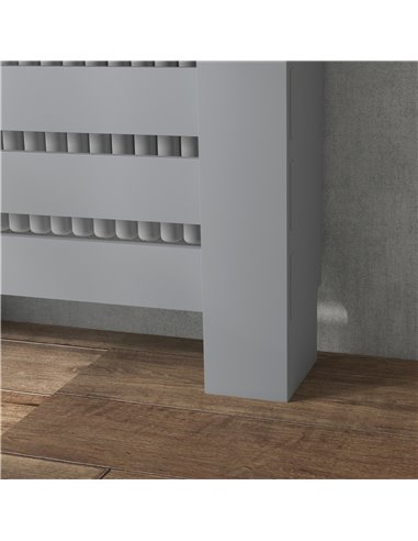 HOMCOM 95.5H x 78Wcm Radiator Cover, with Drawer - Grey 820-398V00GY