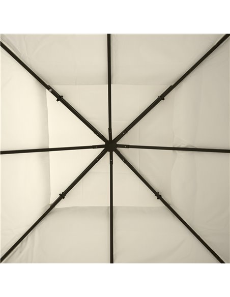 Outsunny 3 x 3(m) Gazebo Canopy Roof Top Replacement Cover Spare Part Cream White (TOP ONLY) - pic 10890 | FastDaddyshop