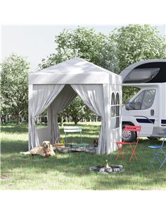 Outsunny Pop Up Gazebo Canopy, size 2x2m, White 2