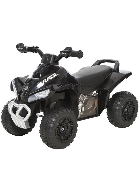 HOMCOM No Power Kids Ride on Toy Foot-to-Floor Sliding Quad for 18-36 Months, Black 370-096BK - pic 109034 | FastDaddyshop