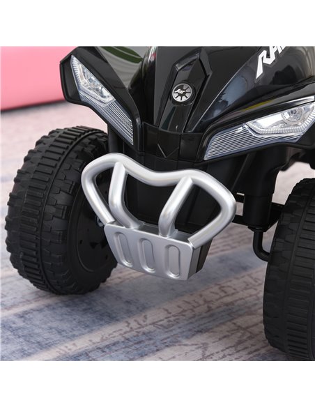 HOMCOM No Power Kids Ride on Toy Foot-to-Floor Sliding Quad for 18-36 Months, Black 370-096BK - pic 109042 | FastDaddyshop