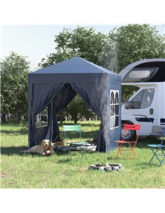 Outsunny Pop Up Gazebo Canopy, size 2x2m, Blue 2