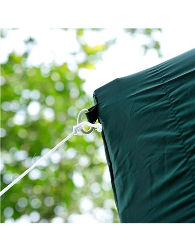 Outsunny 3 x 6m Garden Heavy Duty Water Resistant Pop Up Gazebo Marquee Party Tent Wedding Canopy Awning-Green