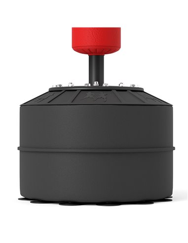 HOMCOM 3-in-1 Boxing Punching Bag, Freestanding with 2 Speed Bals, 360° Reflex Bar, 160-230cm Adjustable Height, Red A91-120V00R
