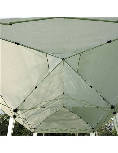 Outsunny Pop Up Gazebo Marquee, size(6m x 3m)-White