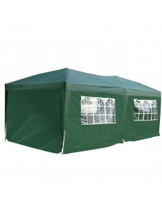 Outsunny 3x6m Garden Heavy Duty Water Resistant Pop Up Gazebo Marquee, Green