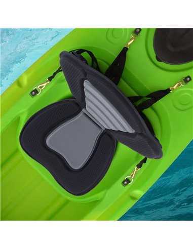 HOMCOM Deluxe Kayak Seat Sit On Top Padded Backrest Canoe Rafting Sports High Back Detachable A32-002