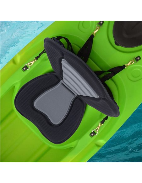 HOMCOM Deluxe Kayak Seat Sit On Top Padded Backrest Canoe Rafting Sports High Back Detachable A32-002 - pic 109735 | FastDaddyshop