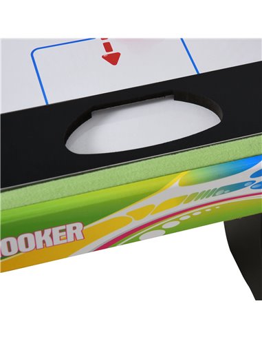 HOMCOM Folding Multi Gaming Table 4 in 1 Hockey, Football Table, Table Tennis, Billiards For Play Fun A70-048
