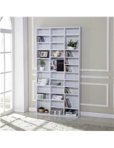 HOMCOM 33 Adjustable Compartment Storage Unit - White 836-014WT 2