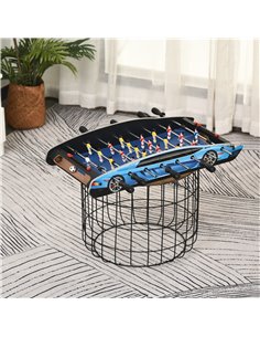 HOMCOM 29 Inch Mini Tabletop Football Foosball Gaming Table  Play Fun Game Toy 74.5L x 36.1W x 12H CM A70-055V01 2