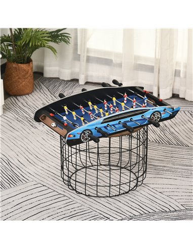 HOMCOM 29 Inch Mini Tabletop Football Foosball Gaming Table  Play Fun Game Toy 74.5L x 36.1W x 12H CM A70-055V01