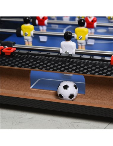 HOMCOM 29 Inch Mini Tabletop Football Foosball Gaming Table  Play Fun Game Toy 74.5L x 36.1W x 12H CM A70-055V01