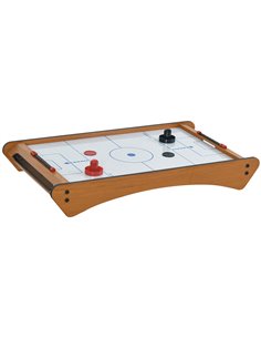 HOMCOM 2.5FT Tabletop Air Hockey Game Table Wooden Portable Party Gaming Toy for Kids Children Adult A70-050ND
