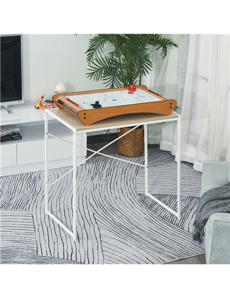 HOMCOM 2.5FT Tabletop Air Hockey Game Table Wooden Portable Party Gaming Toy for Kids Children Adult A70-050ND - pic 109944 | FastDaddyshop